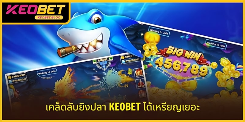 6 เคล็ดลับยิงปลา KEOBET เก็บโบนัสก้อนโต
